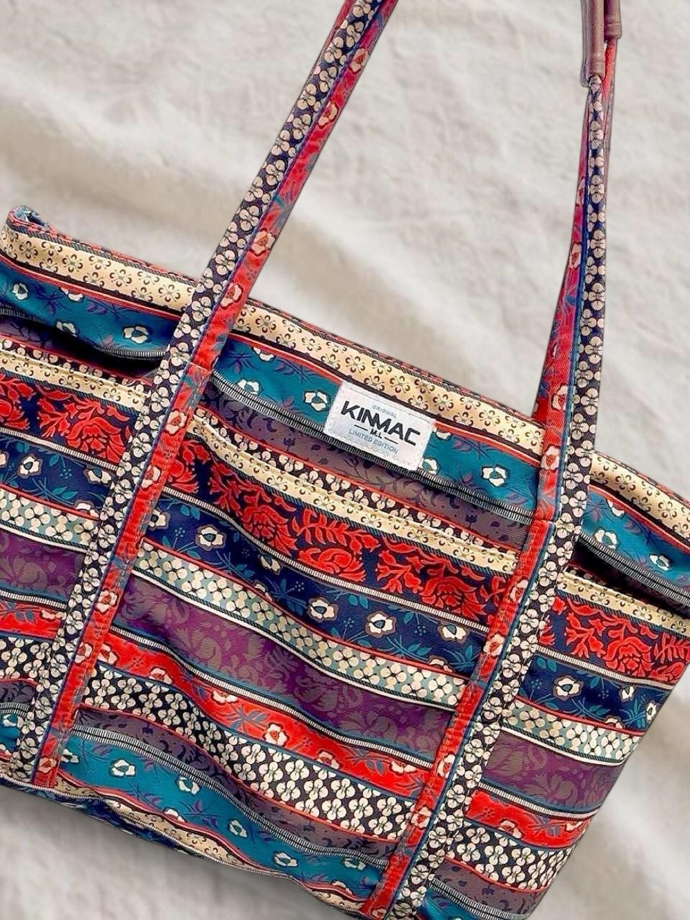 Kinmac Women's Laptop Tote Bag - Boho Floral, fits 15.6"